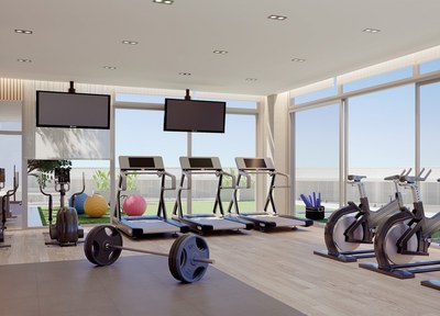 Midtown – Well-equipped gym to keep you in shape - Smart apartments for sale in Samborondón, Guayas