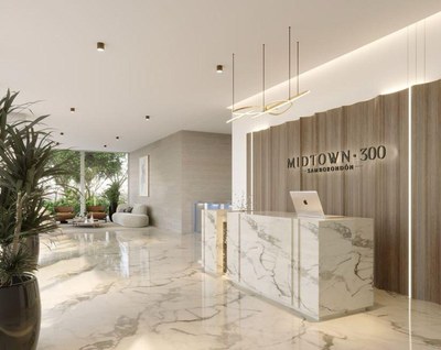 Midtown – Luxurious lobby - Smart apartments for sale in Samborondón, Guayas