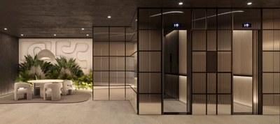 DISTRICT,  departamentos en venta, La Gonzálo Suárez, Hallway diseño unico y elegante