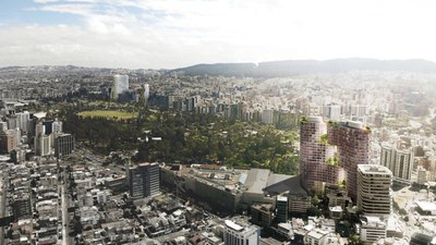 EpiQ La Carolina › Aerial View › Brand-new luxury condos for sale in La Carolina, Quito