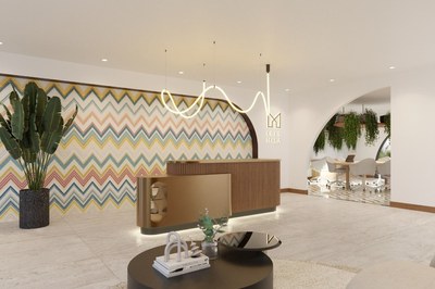 IBIS MILÁ - Condos for Sale in Lomas de Monteserrín – Coworking space and modern and elegant lobby