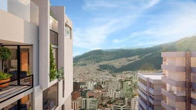 LUCIE PROJECT - modern and avant-garde apartments for sale in the center of Quito, luxurious building in an exclusive sector