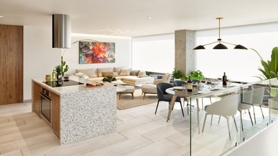 Küchenbereich – Modernes und nachhaltiges Eigentumswohnungsgebäude in Bellavista – Große und beleuchtete Eigentumswohnungen mit herrlicher Aussicht.