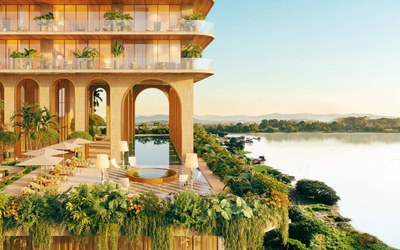 YOO GUAYAQUIL - Social areas with incredible views of the river - Condos for sale in Puerto Santa Ana, Guayaquil