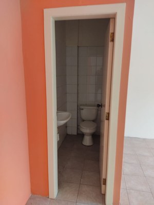  Public bathroom.
