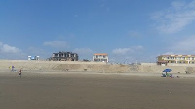 View From Beach Toward Development