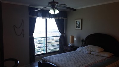Master Bedroom With View Of The Mar Bravo. 