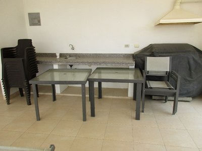   BBQ Grill And Sink Area 