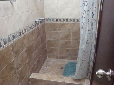   Bathroom Shower. 