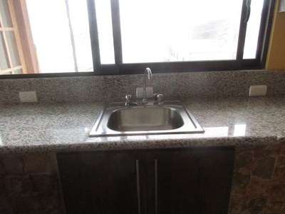   Granite Counter Top And Sink. 