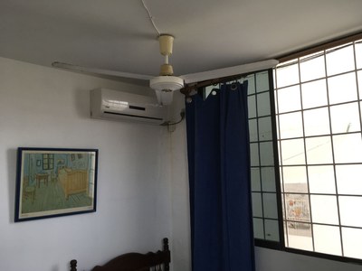  Second Bedroom Ceiling Fan And AC. 