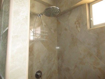  Rain Shower Head In Master Bathroom. 