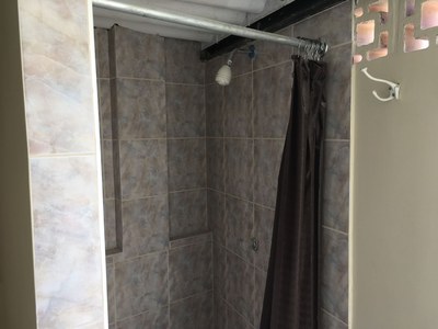 Shower In Laundry Room.