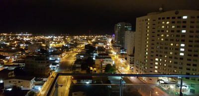 Night Time Views From Rooftop Terrace