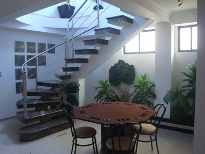 Nook Area With Spiral Staircase