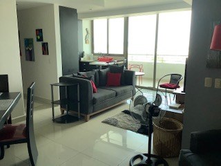 View Of Living Area And Balcony Beyond