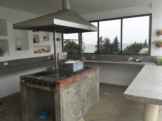 Outdoor Kitchen With BBQ