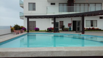 Second Pool At Back Of Building