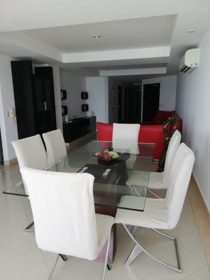 Dining Room With Living Room Beyond