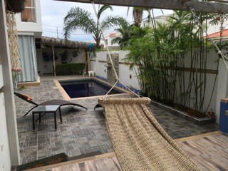 View Of Pool From Your Hammock