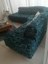 Sectional Sofa Has Been Reupholstered In Blue