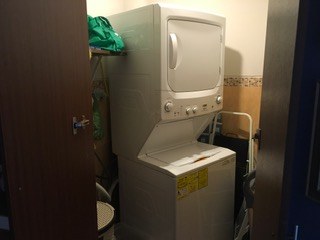 Washer And Dryer In Laundry Area