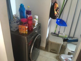 Washer In Laundry Room Off Kitchen