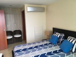  Master Bedroom With Split Air Conditioner. 