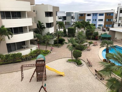 View Of Playground And Pool Area
