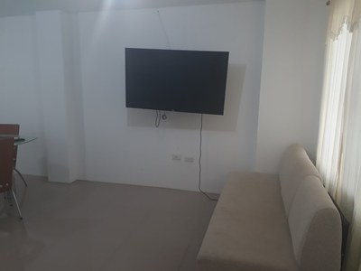 Living Room With Flat Screen Television