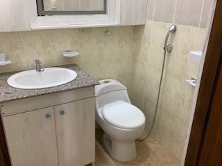  Bathroom Vanity And Toilet. 