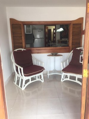 Entry Lounge With Window To Kitchen