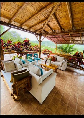   Luxury outdoor living space. 