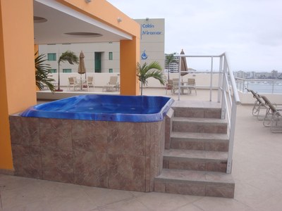 Jacuzzi On The Rooftop Deck
