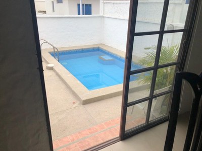 Access To The House From Swimming Pool