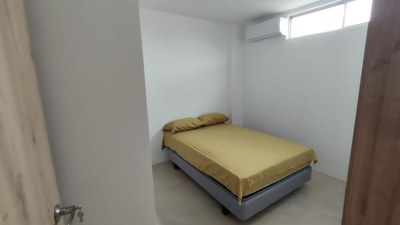 First Bedroom With Air Conditioner