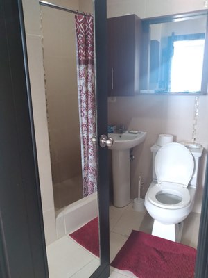 Second Bedroom's Bathroom With Pedestal Sink