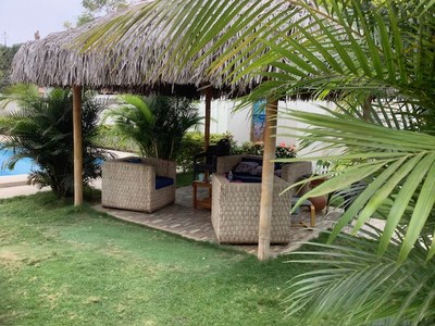 Attractive Palapa-Covered Area
