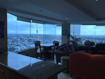 Enjoy Full City And Ocean Views From Your Living Room