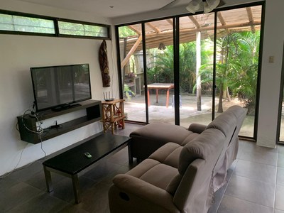 Sliding Glass Doors To Covered Patio Area