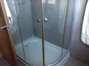 Shower Is Glass Enclosed
