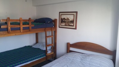 Second Bedroom Bunks and Single Bed