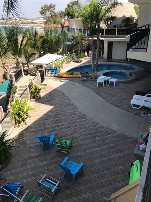   View From Balcony To Pool 