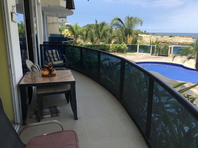  Nice Balcony With Beautiful Pool View 