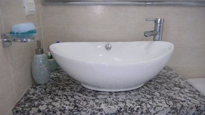   Lovely Master Bath Bowl Sink 
