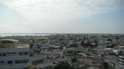   View of San Lorenzo Bay. 