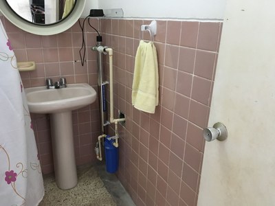  Water Filtration System In Maids Quarters Bathroom. 