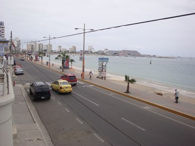   View Of The Malecon From Front Of Building 