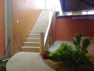   Stairs From Event Hall Going Into House 