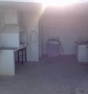   BBQ And Laundry Area. 